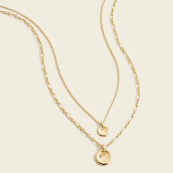 J. Crew Jewelry - J.Crew Layered Coin Necklace